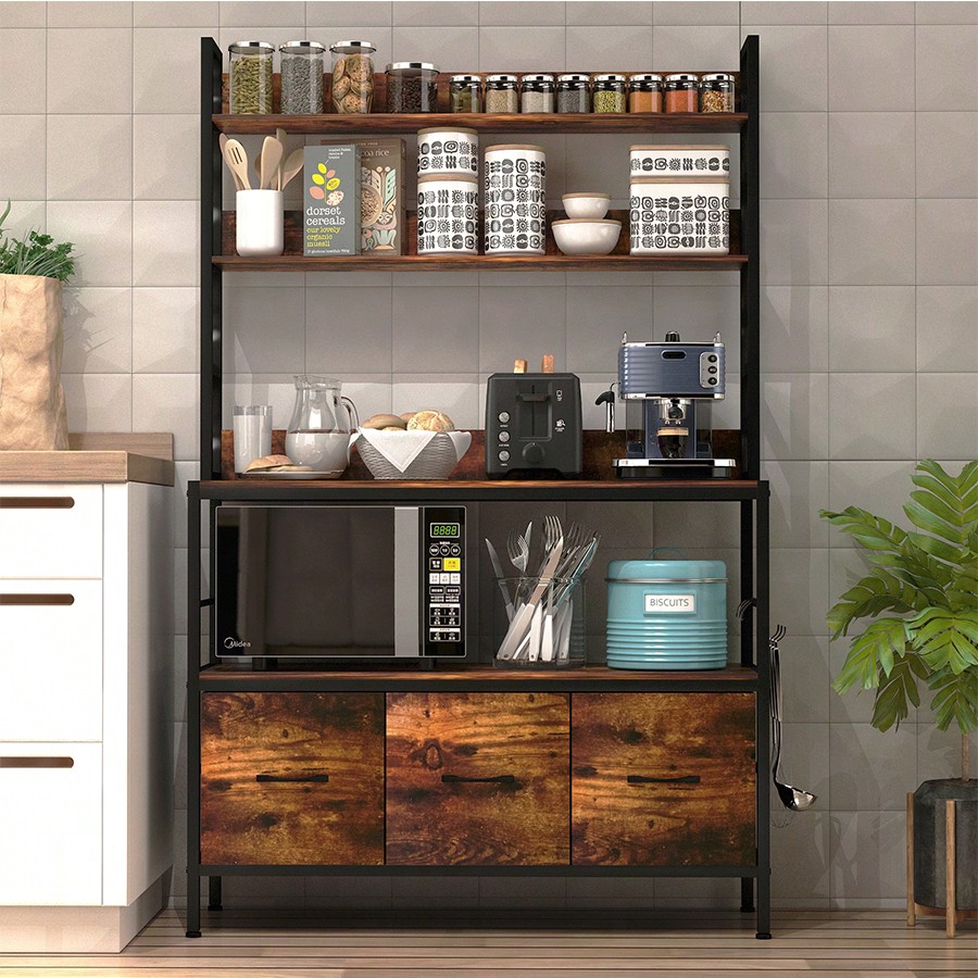Microwave Oven - Étagère de cuisine pour boulanger avec