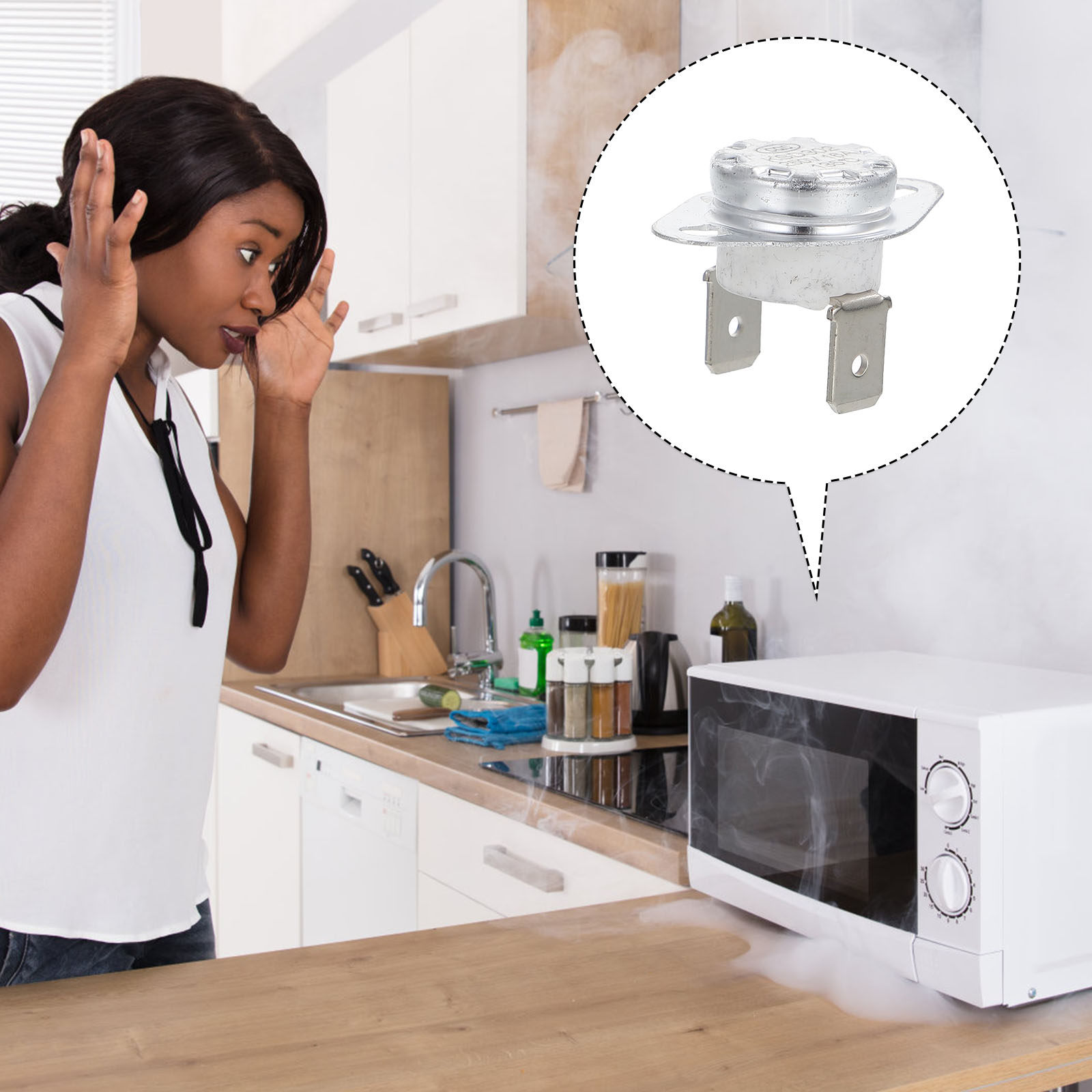Microwave Oven - 4 interrupteurs de température à contrôle