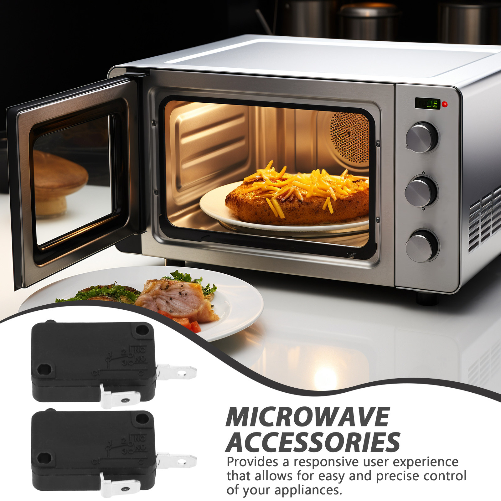 2 pièces, micro-interrupteur u - Microwave Oven avis et prix