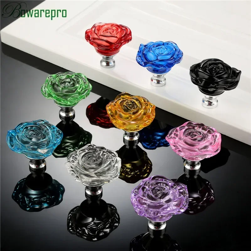 Bowarepro 50MM cristal Rose ve - Kitchen Appliances Cabinet avis et prix